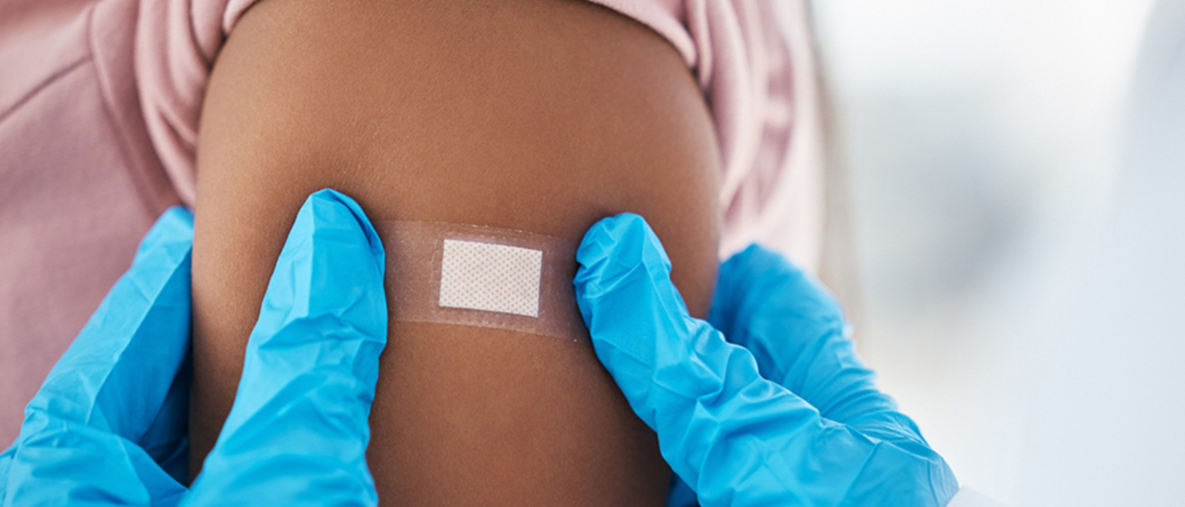 bandaid used after vaccination
