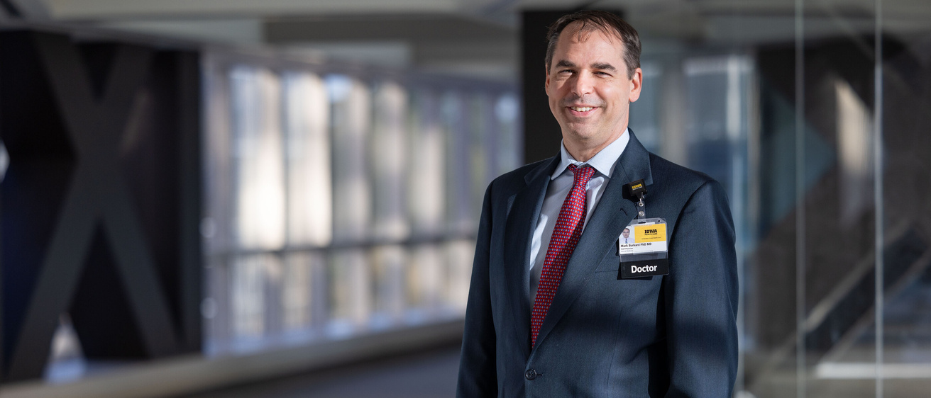 Portrait of Mark Burkard, MD, PhD.