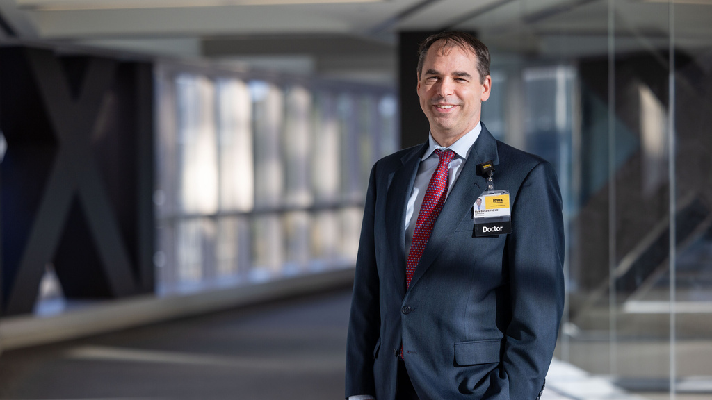 Portrait of Mark Burkard, MD, PhD.